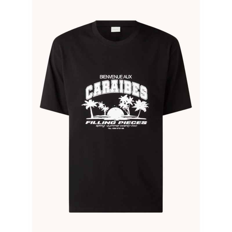 FILLING PIECES TEE CARAIBES BLACK