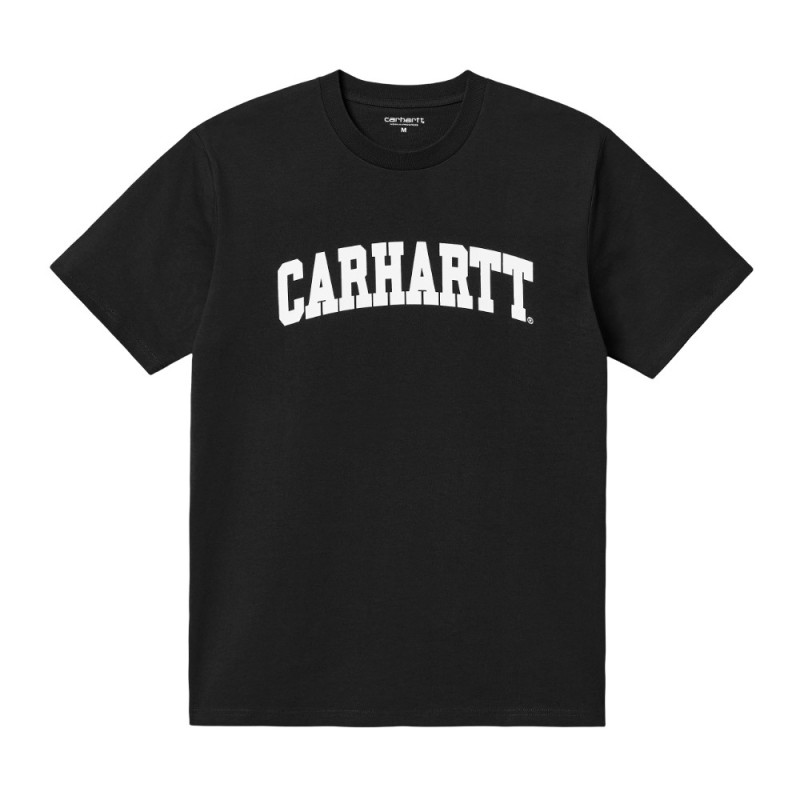 CARHARTT S/S UNIVERSITY T-SHIRT BLACK/WHITE